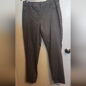 Madison Black Geometric Trousers